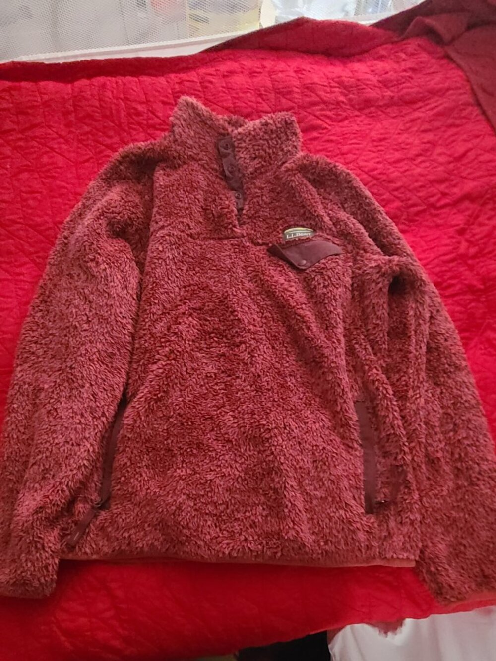 LL Bean Fleece Pullover